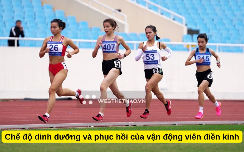 Chế độ dinh dưỡng và phục hồi của vận động viên điền kinh